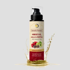 Amla Reetha Hibiscus Hair Oil – Natural Hair Growth & Shine Formula 150ml